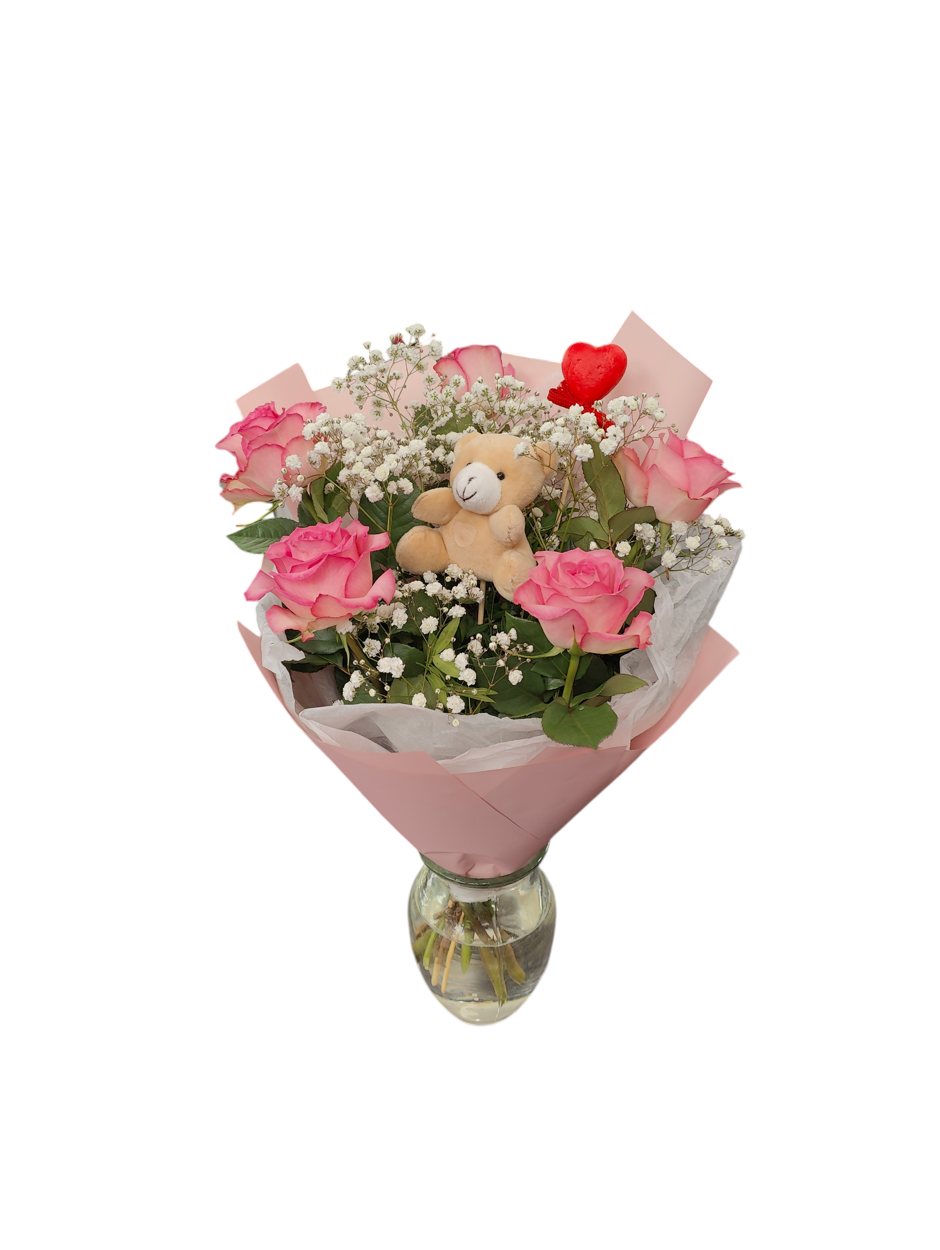 viis roosat roosi karu süda